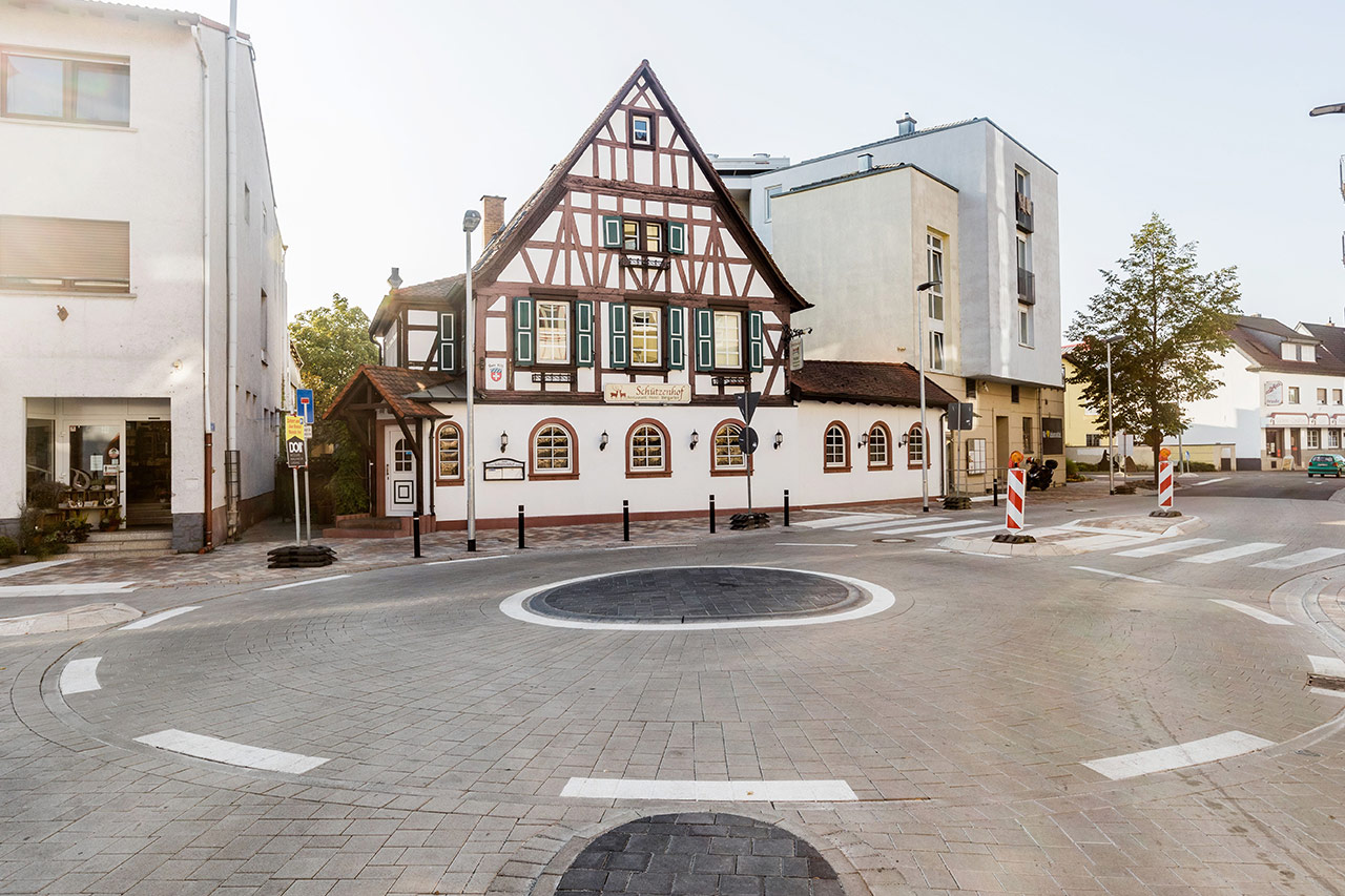 Nibelungenstraße Bürstadt Schmitt &amp; Scalzo Straßenbau